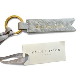 Kate Loxton Live Love Sparkle Vegan Flag Key Ring NWT